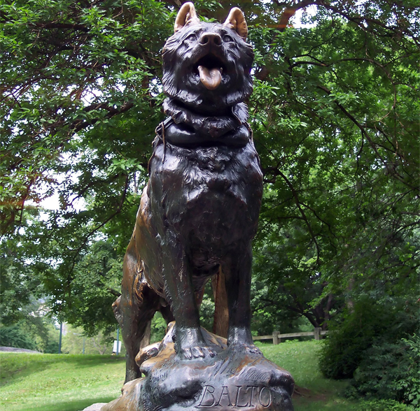 Памятник собаке Бальт